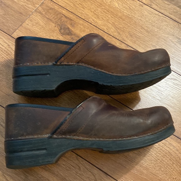 Vintage Dansko Professional Oiled Leather Clogs SZ 46 - Picture 8 of 14